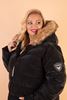 Picture of PLUS SIZE QUALITY QUILTED JACKET WITH FUR HOOD